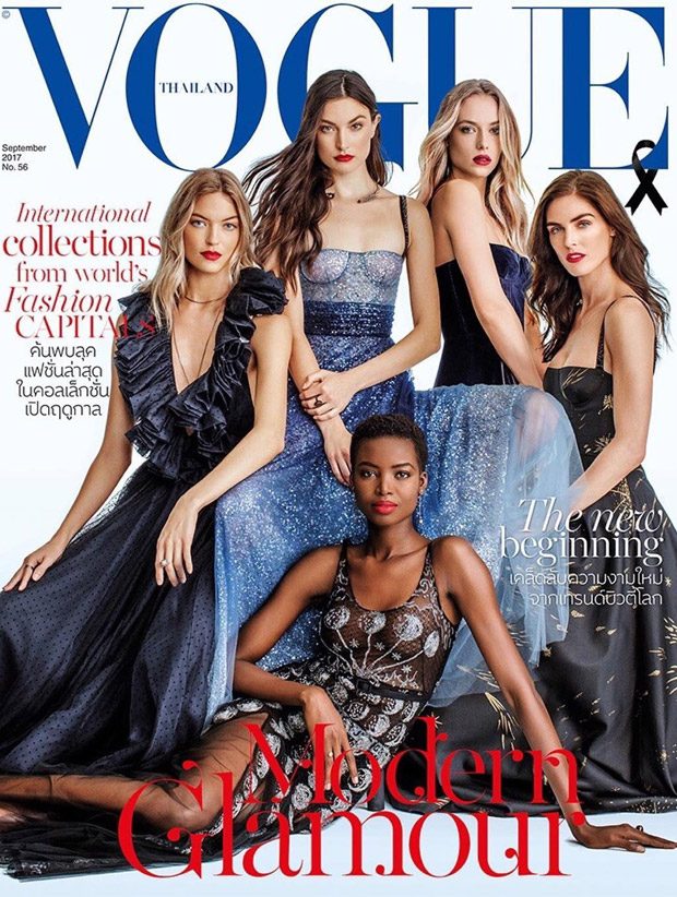 Топ-модели на обложке Vogue Thailand