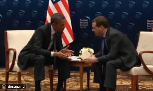 Беседа Обамы и Медведева по ядерной безопасности в Сеуле.