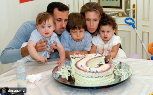 Президент Сирии с семьей