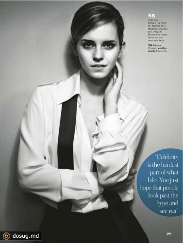 Emma Watson в GLAMOUR (октябрь 2012)