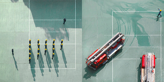Будни пожарных Гонконга в снимках с высоты птичьего полета