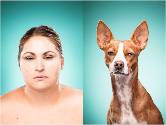 Собаки и их хозяева в портретах Ines Opifanti