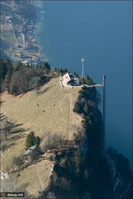 Самый высокий наружный лифт в Европе - Hammetschwand