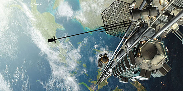 Космический лифт — это лифт, способный подниматься на высоту 100 000 км
