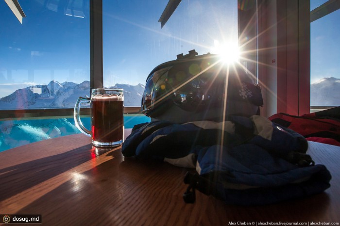Самый высокогорный в Австрии бар с обзорной площадкой 360 градусов - Top Mountain Star