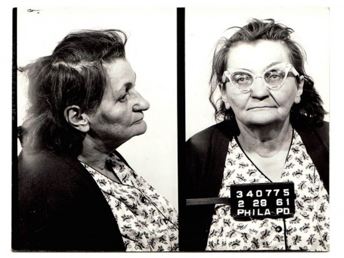 Колоритные снимки преступников, задержанных в 50-60 годы в Филадельфии