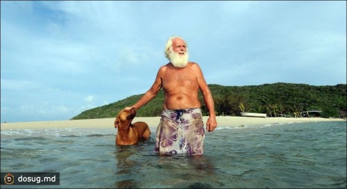 Дэвид Глэшин, почти 20 лет живет в одиночестве на маленьком острове