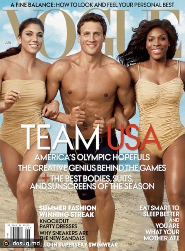 Олимпийская фотосессия Vogue US июнь 2012