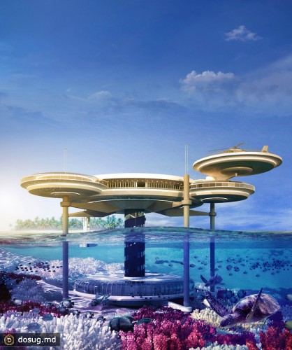 Подводный отель Water Discus построят в Дубае